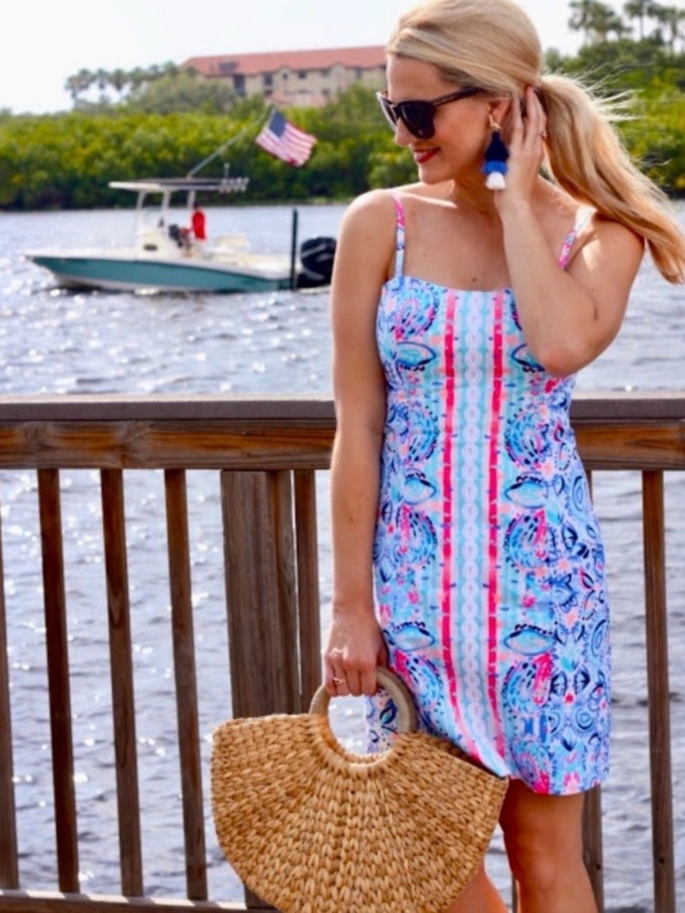 Lilly Pulitzer Shelli Dress Stripes & Streamers